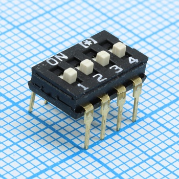 DS1040-01-4VBWB - DIP переключатель