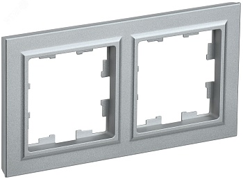 Рамка 2-м BRITE РУ-2-БрА алюм. BR-M22-K47