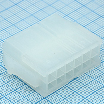 39012121 - Корпус разъема Вилка 12 конт.(2х6) шаг 4.2мм монтаж на панель серия Natural Mini-Fit Jrї пакет