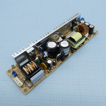 LPS-100-12 - AC-DC, 100.5Вт, вход 85…264V AC, 47…63Гц /120…370В DC, выход 12В/8.4A, рег.вых.10…13.2, изоляция 3000В AC, открытая плата 222х62х35мм, -10…+60°С