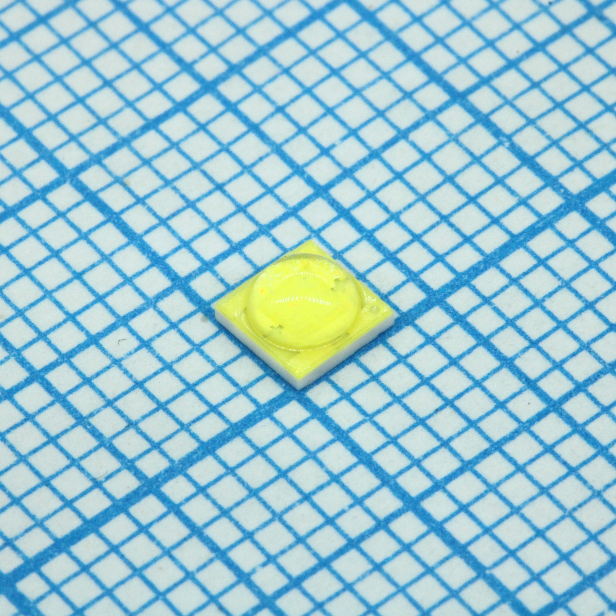 HL-C3535F77W1GA(RA1)-FC (6000K) - Светодиод smd 3,45х3,45мм/белый/6000К/165Лм при 350мА/3Вт/2.6-3.2В/130° CRI=70