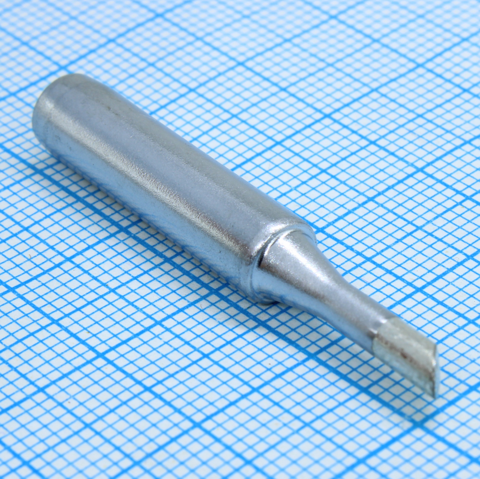 T900-3C - Жало для паяльной станции ST80/AT937/AT989/AT989D/ST8802/AT8502D скошенный под 45° круг 3.0мм