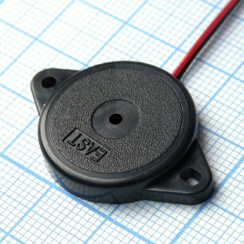 TFM-19 - Пьезоизлучатель 80db/12v/5mA d=34  4.0kHz гибкие выводы