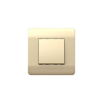 Переключатель перекрестный 1-кл. NEW3-E 10А шампань 431384