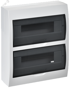 Бокс ЩРН-П-24 мод. навесной пластик IP41 GENERICA MKP12-N-24-41-G