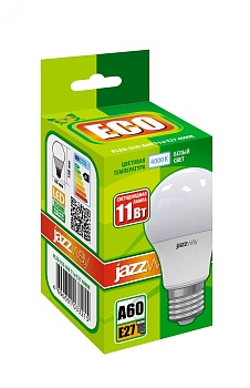 Лампа светодиодная PLED-ECO 11Вт A60 грушевидная 4000К нейтр. бел. E27 840лм 220В 1033215