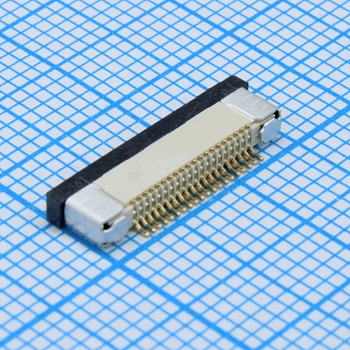 DS1020-09-20VB8A-R - FPC разъем для шлейфа на плату, поверхностный монтаж 20pin, шаг 0.5мм