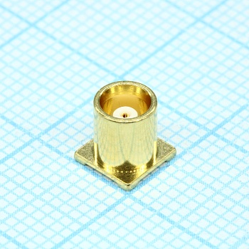 1-1337582-0 - Разъем MCX Коаксиальный, Прямое Гнездо, Вертикальный Поверхностный Монтаж (SMD), 50 Ом