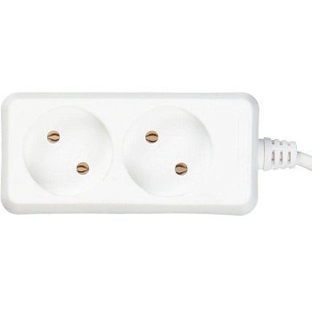 Удлинитель 2х1.5м без заземл. 10А IP20 У2 2P 250В 2х0.75 WYP10-06-02-01-N