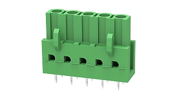 2EDGB-5.08-05P-14-00A(H) - Блок клеммный соединительный вертикальный 5 контактов шаг 5.08мм на плату