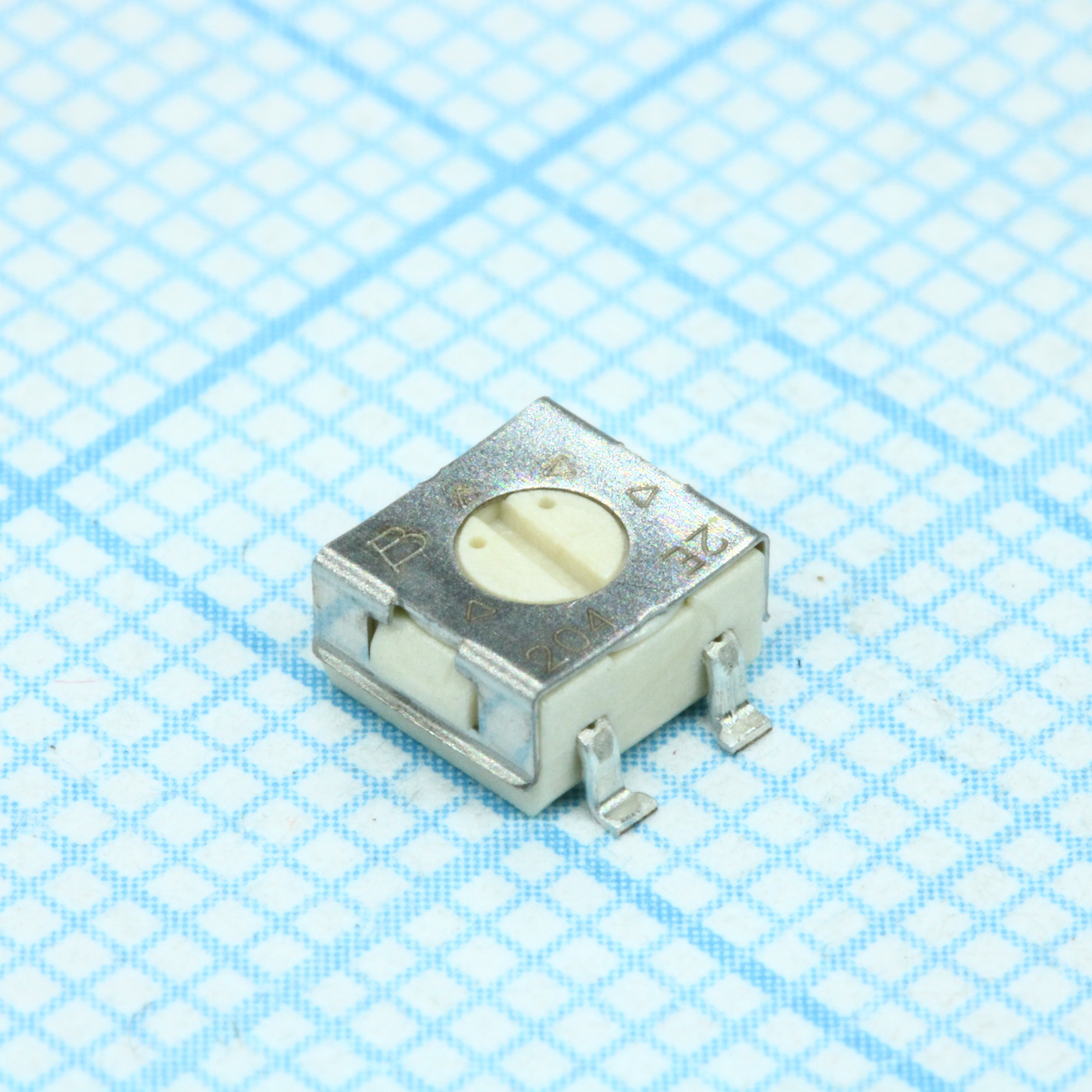 3314G-1-204E - Потенциометр однооборотный керметный 200кОм 0.25Вт SMD