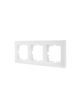 Рамка 3-местн. горизонт. VESNA бел. 742-0200-148