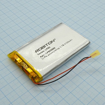 LP855080 - Аккумулятор литий-полимерный (Li-Pol) 8.5*50*80мм, с защитой