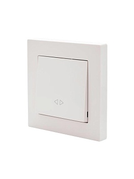 Выключатель промежуточный 1-кл. СП Vesna механизм крем. 742-0388-107