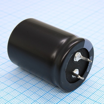 LHE471M2G3040CZPG2S00 - Конденсатор алюминиевый электролитический 470мкФ 400В ±20% (30 X 40мм) защелкиваемые выводы 10мм 3000час 2030мА 105°C