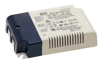 IDLC-25-700 - AC-DC, 25.2Вт, вход 90…295В AC, 47…63Гц/125…417В DC, ККМ, выход 25.2…36В/700мА, изоляция 3750В AC, в кожухе 110х75х22мм, -20…+90°С (корпус), димминг 0...10 В/ШИМ
