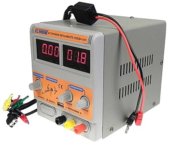 ELEMENT 1502D+ - лабораторный блок питания 15В/2А (с USB выходом)