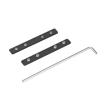 Коннектор MAG-FLEX-CON-180 034069 - Прямой соединитель для механического соединения треков серии FLEX между собой. Цвет черный. В комплекте 10 соединителей, 40 винтов и 2 шестигранных ключа.