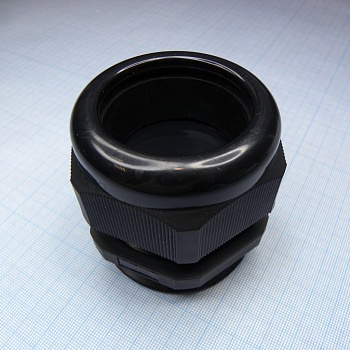 DDL-M63P (black) - Кабель ввод, крепление на панель, гайка для крепления на панель приобретается отдельно