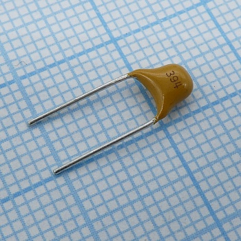 TS170R1H394K8BBB0R - Конденсатор керамический многослойный 0.39мкФ 50В X7R ±10% радиальный 5.08мм 125°C россыпь