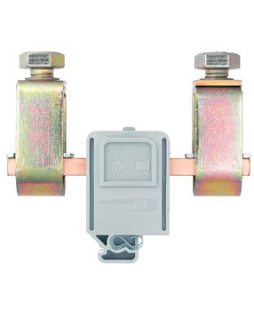 Клемма RFK 1 / 240 K PA - Сильноточная болтовая клемма, тип фиксации провода: зажим-зажим, номинальное сечение: 240 мм кв., 415A, 1000V, ширина: 42 мм, цвет: серый, тип монтажа: DIN 35