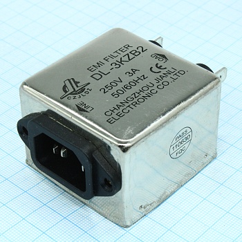 DL-3KZB2 - Однофазный сетевой фильтр 3А 250В