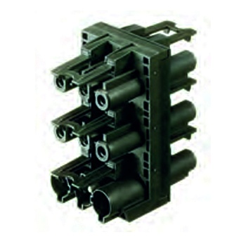 Разветвитель GESIS GST18i3V 5P1 V WS - Распределительное устройство, 1 вход / 5 выходов, тип: НН, 3 полюса, серия gesis GST18i3, номинальное напряжение: 250V, номинальный ток: 20А, цвет: белый