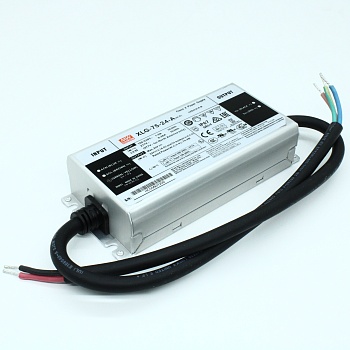 XLG-75-24-A - AC-DC, 74.4Вт, IP67, вход 100…305В AC, 47…63Гц, ККМ, выход 3.1А/16.8…24В, изоляция 3750В AC, в кожухе 140х63х32мм, -40…+90°С (корпус), встр. потенциометр