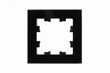 Рамка 1-м AtlasDesign Nature стекло черн. SE ATN321001