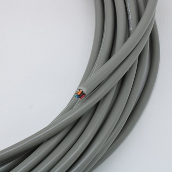 CCC-6G-24 - Кабель коммуникационный  6 проводов, бухта 50м, экранированный, 24AWG, серый, цена за 1м.