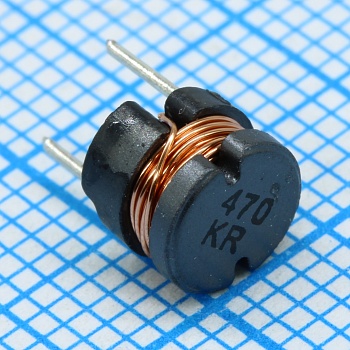 RCH654NP-470K - Силовая индуктивность 47uH ±10% 0,62A 0.34Om радиальная без магнитного экрана