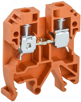 Клемма винтовая КВИ-6мм2 оранжевая YZN30-006-K09