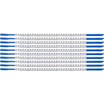 brd313015 - SCN-07-F клипсы, легенда "F", нейлон, для провода диаметром 1.9-2.4мм, 300 шт. в упак.