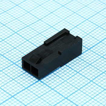 436400201 - Корпус разъема 2 контакта 3мм вилка монтаж на кабель серия Microfit пакет