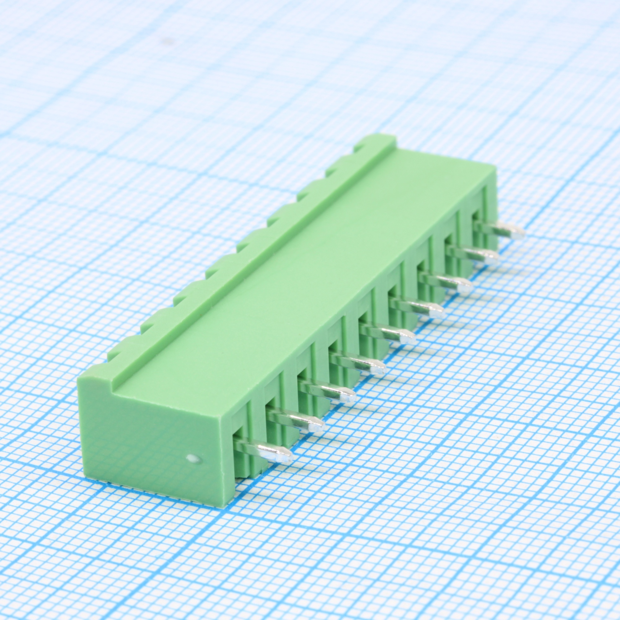 2EGTVC-5.0-09P-14-100 - Разъемный клеммный блок на плату, 9 контактов. Серия 2EGTVC-5.0