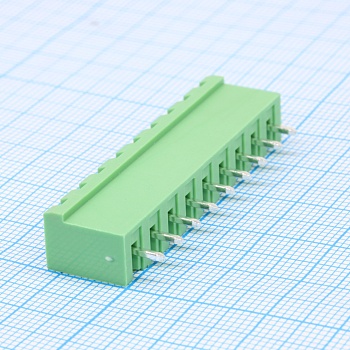 2EGTVC-5.0-09P-14-100 - Разъемный клеммный блок на плату, 9 контактов. Серия 2EGTVC-5.0