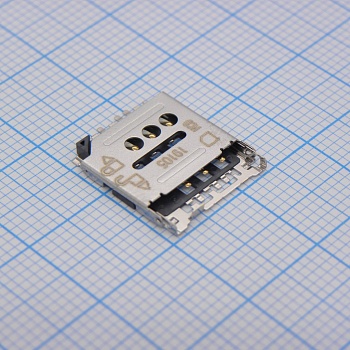 788000001 - Conn Micro SIM Card HDR 6 POS Solder ST SMD 0.5A/Contact T/R