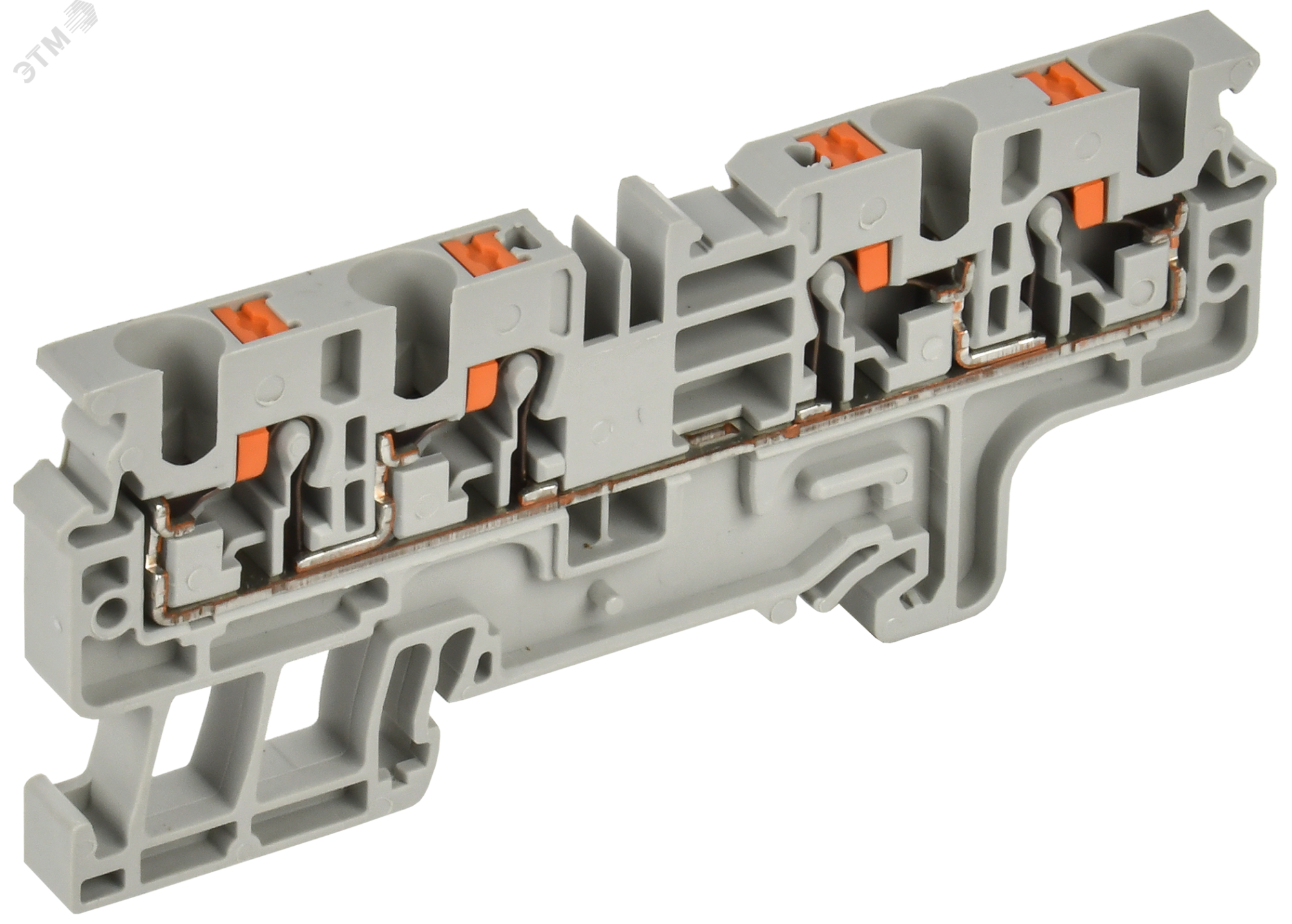Колодка клеммная CP-MC 4 вывода 4мм2 серая YCT22-00-4-K03-004