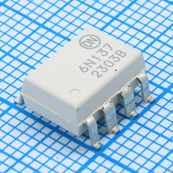6N137SDVM - Оптопара с логическим выходом, x1