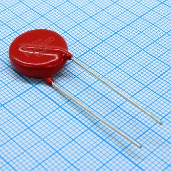 V14E550P - Варистор из оксида металла 550В переменного тока/745В постоянного тока 6000A 1001В радиальный россыпь