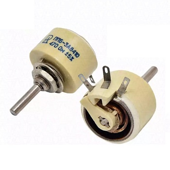 ППБ-3А      15 ±10% - Резистор переменный проволочный 15Ом ±10% 3Вт