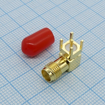KLS1-SMA-KWE-3 - Разъем SMA для монтажа на печатной плате с штекером углового типа