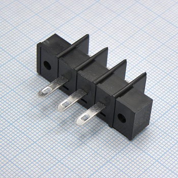 DG25H-A-03P-13-00A(H) - Барьерный клеммный блок 3 контакта. Серия DG25H-A