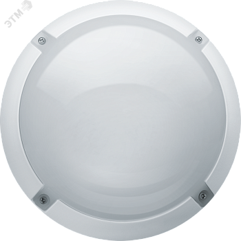 Светильник светодиодный ДБП-8w 4000К 700Лм IP65 круглый пластиковый белый 20985