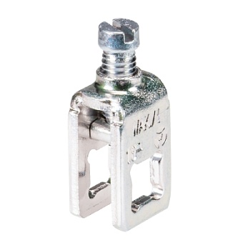 Зажим WAK16/1 - Рядная распределительная клемма, тип фиксации провода: винтовой, номинальное сечение: 16 мм кв., цвет: серый, тип монтажа: шина 6х6