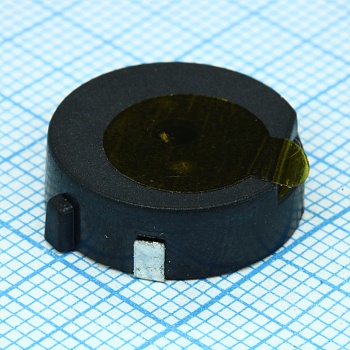 HPS17A - Излучатель звука пьезокерамический SMD, 9В 4кГц, d=17.2мм, h=5.5мм