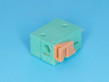 TB-04 - Клеммник с зажимом 1 позиция, шаг 5,08мм