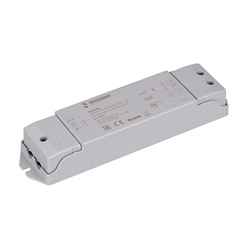 INTELLIGENT ARLIGHT Диммер SMART-PWM-102-72-CDW-SUF (12-36V, 2x5A, TUYA BLE, 2.4G) 038183 - Контроллер для светодиодной биполярной CDW ленты (2 провода), управляемый по 2.4G+Bluetooth (SIG MESH), интерфейс TUYA, совместим с приложением INTELLIGENT ARLIGHT
