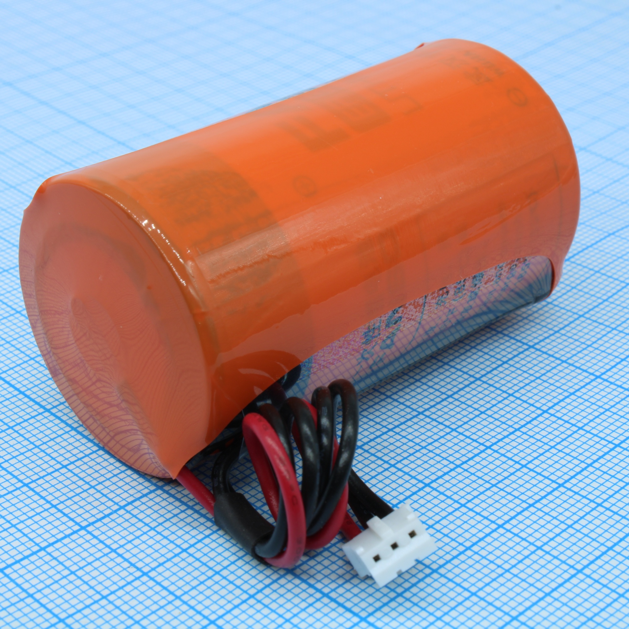 ER34615M-LD/-PHR-03 - Li, SOCl2 батарея типоразмера D, 3.6 В, 13 Ач, разъем с проводами приварены к выводам, -55...85 °C