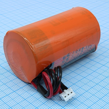 ER34615M-LD/-PHR-03 - Li, SOCl2 батарея типоразмера D, 3.6 В, 13 Ач, разъем с проводами приварены к выводам, -55...85 °C